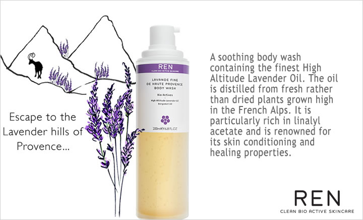 REN Lavender Provence Body Wash